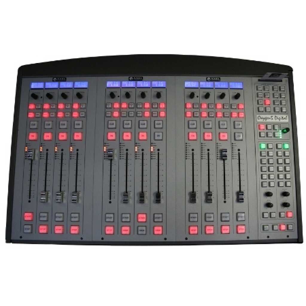 Axel Oxygen 3000D Digital Broadcast Mixer - Eletec Broadcast